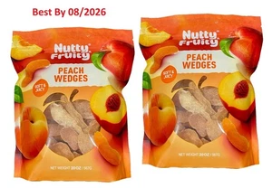 CONFEZIONE DA 2 zeppe di pesca alla noce e fruttate morbide e succose qualità premium 20 once ogni borsa - Foto 1 di 3