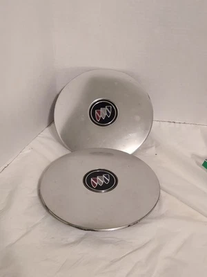 Juego de 2 tapas centrales de metal Buick Park Avenue 1991-1995 25605038 91 92 93 94 95 G2 Foto 1 de 4