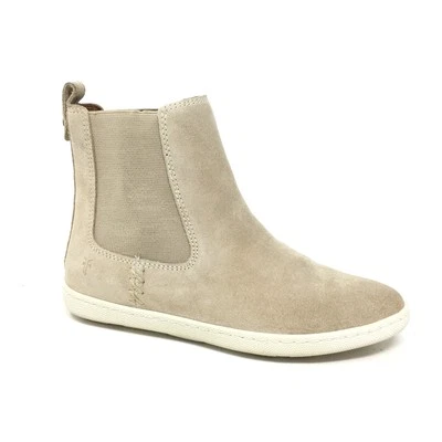 NUEVO Frye Melissa Chelsea Botas Botines Zapatos Mujer Talla 6.5 Beige Gamuza Pull On Foto 1 de 4