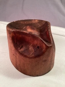 ANTIKE MILLINERY HOLZ HUT BLOCK FORM KRONENFORM 6 5/8" HOLZ - Bild 1 von 6