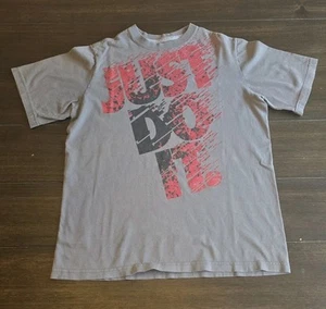Just Do It | NIKE | Youth XL | Cotton TEE | Color: Grey - Picture 1 of 4