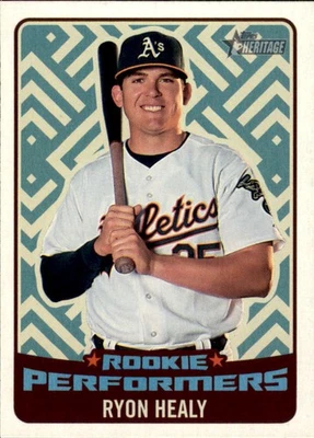 Topps Heritage Rookie Performers 2017 #RPRH Ryon Healy - BB Foto 1 de 2