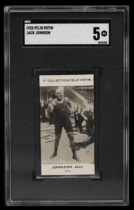 1922 Felix Potin Jack Johnson SGC 5 EX höchste Bewertung - Bild 1 von 4