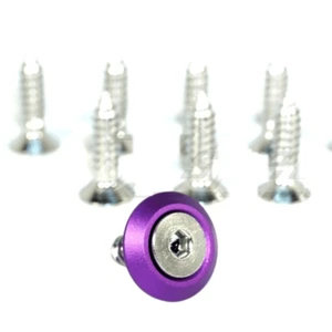ZSPEC Coarse Screw-Thread Fender Fastener Kit, M6x20mm, Billet/Stainless, 10-Pac - Picture 1 of 17