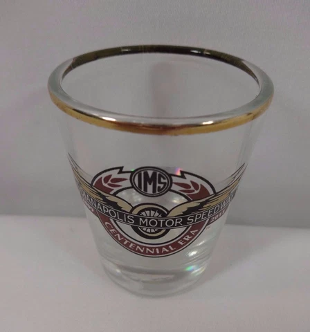 Indianapolis Motor Speedway Centennial ERA Collector Shot Glass Indy 500 Cover
