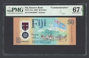 Fiji 50 Dollars 2020 P121a "Commemorative" Uncirculated Grade 67 - Picture 1 of 2
