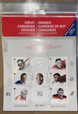 Canada - 2866 - NHL Canadian Goalies - Sheet in Post Office Sealed Pack - 2015 - Image 1 of 2