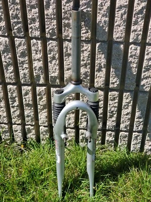 SR SUNTOUR CR-870 700c SUSPENSION FORK ALLOY 1 1/8” STEERER 143mm length - Image 1 of 2