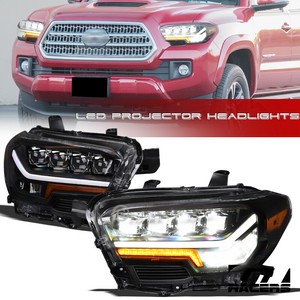 Smoked Lens white LED Sdautous Front Grille Lights Lamps Assembly Compatible With 2012 2013 2014 2015 Toyota Tacoma Smoked Lens white LED Sdautous Front Grille Lights Lamps Assembly Compatible With 2012 2013 2014 2015 Toyota Tacoma