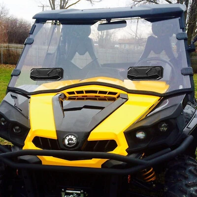 Hard Coated Windshield Vented Window For Can Am Commander Max 800/1000 2014-2020 - Image 1 of 4