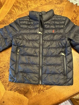 Chaqueta Polo Ralph Lauren Juvenil 5Y Azul Oscuro Plumón Puffer Cremallera Completa Niños Foto 1 de 4