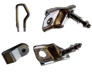 ukscooters LAMBRETTA DAMPER FITTINGS SET OF 4 LOWER AND UPPER NEW BRACKETS - Imagen 1 de 3