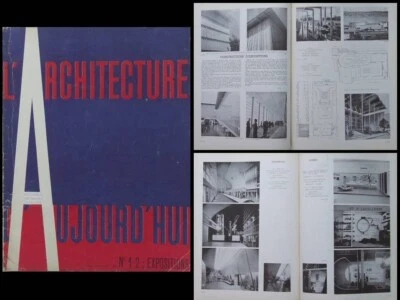 L'ARCHITECTURE D'AUJOURD'HUI n°1-2 1940 EXPOSITIONS, SCENOGRAPHIE, PRESENTATION - Photo 1/2