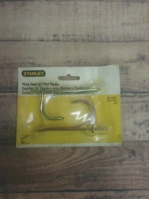 Gancho para abrigo y sombrero de alambre de latón Stanley 57-7327 Foto 1 de 3