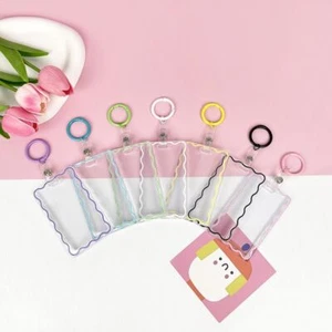 Acrylic Kpop Photocard Holder 3 Inch Photo Sleeves New Idol Card Holder - Picture 1 of 16