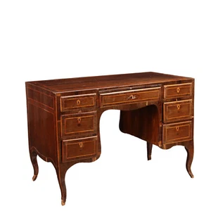 Ancient Neoclassical Writing Desk '700 Exotic Wood Veneer Silver Fir - Picture 1 of 10