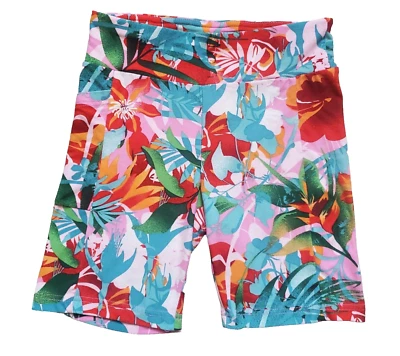 No Boundaries Shorts Girls Bike Small (3-5) Juniors Floral Tropical Pocket EUC - Image 1 of 3