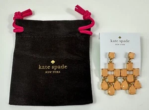 Kate Spade New York Blush Multi Chandelier Drop Earrings NWT - Picture 1 of 3