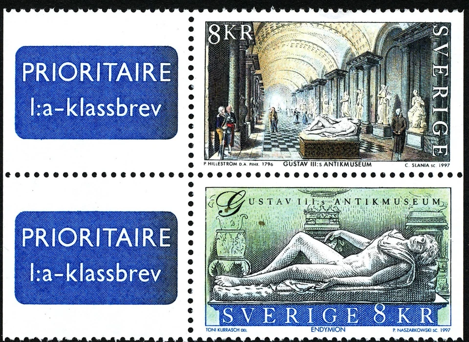 Sweden 1997 Gustav III's Museum of Antiquities. Engraver Slania MNH - Image 1 of 1