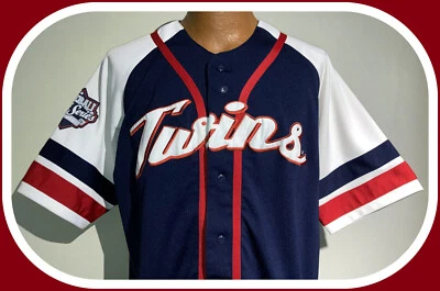 MINNESOTA TWINS DYNASTY CLUB SERIES EMBROIDERED JERSEY ADULT LARGE 42-44 - Image 1 of 4