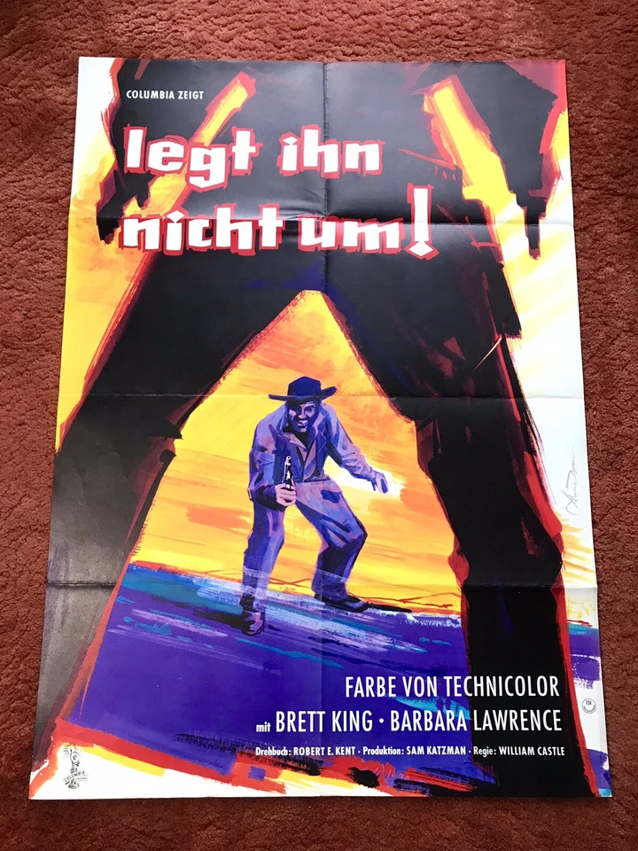 Legt ihn nicht um Kinoplakat Poster A1, Western, Brett King, Barbara Lawrence - Bild 1 von 1