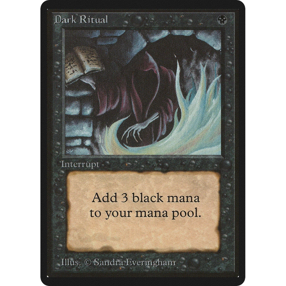 MTG \ >>>Dark Ritual<<< // Beta - 341 Trading - Magic - Bild 1 von 1