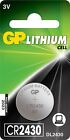 Pile bouton lithium CR2430 (DL2430) 3V - GP