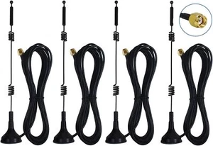 Dual Band Long Range Wifi Antenna (4-Pack),  9Dbi 2.4Ghz 5Ghz 5.8Ghz Rp-s - Afbeelding 1 van 6