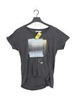 Adidas Men's T-shirt Chest: 36 In Grey 100% Other Basic