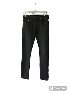 True Religion Girls Black Jeans Geno Relaxed slim Size 16 - Picture 1 of 6