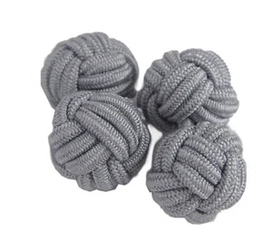 Posamentknöpfe  classic grau 11 mm Durchmesser 1 Paar ohne Box SKC01 - Bild 1 von 1