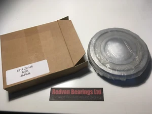 6314 ZZ NR (NSK SINGLE ROW RADIAL BEARING + SNAPRING & GROOVE) VAT Included. - Picture 1 of 1