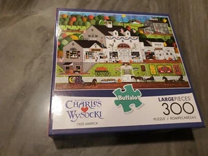 Charles Wysocki Olde Amerika 300 große Teile Puzzle Neu Buffalo Games - Bild 1 von 3