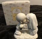 PRECIOUS MOMENTS SEALED WITH A KISS WEDDING FIGURINE 524441