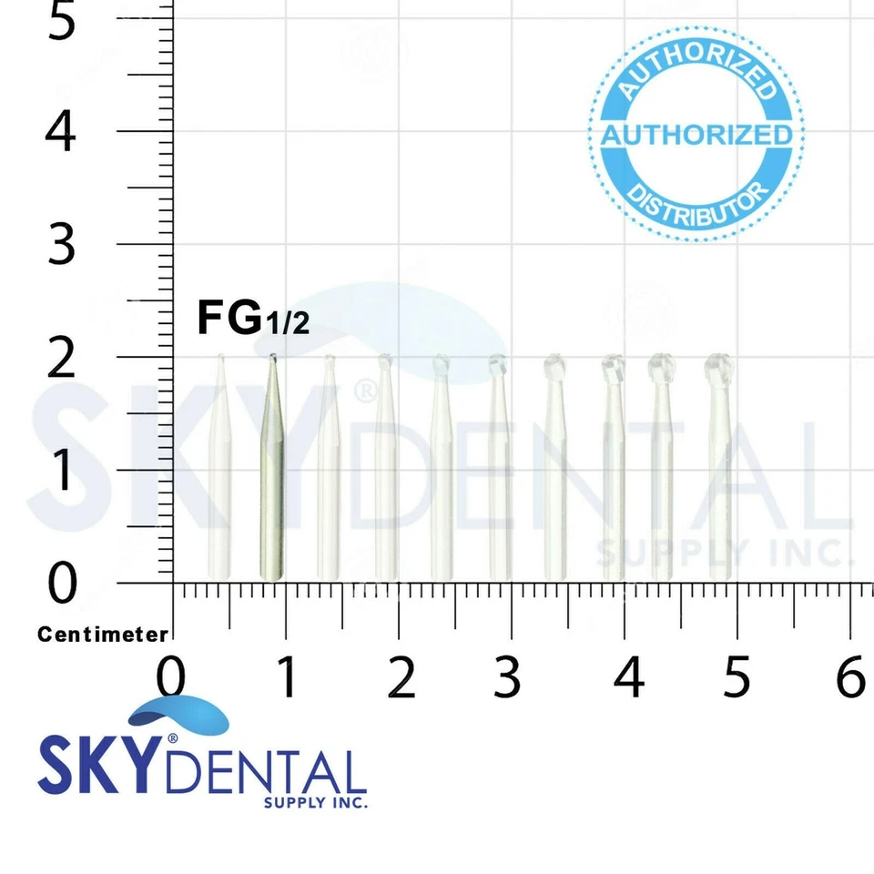 BEAVER KERR Beavers FG1/2 Carbide Burs FG 1/2 Bur #1/2 Friction Grip Made Canada 100-10/PK