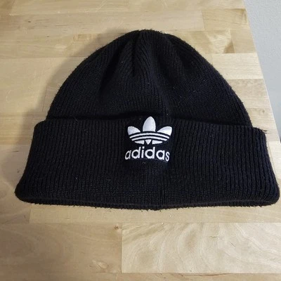 Adidas вязаный Beanie взрослых один размер черный - Изображение 1 из 2