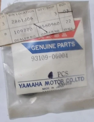 NOS 1969-1970 YAMAHA L5T L5TA Oil Seal SDO TYPE 6x22x5 OEM 93109-06004  (HSP/11) - Image 1 of 2