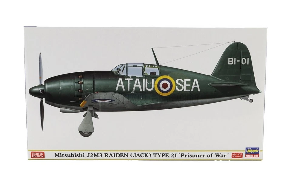 1/48 HASEGAWA - MITSUBISHI - J2M3 RAIDEN TYPE 21 PRISONER OF WAR MILITARY SSP305 - Immagine 1 di 1