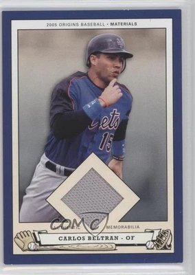Upper Deck Origins Materials Carlos Beltrán 2005 #PB-CB Foto 1 de 2