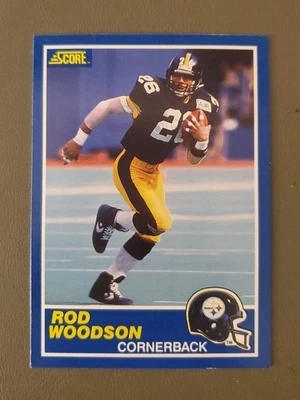 Rod Woodson 1989 Score Rookie RC #78 Steelers Hall of Fame NM-MT - Image 1 of 2