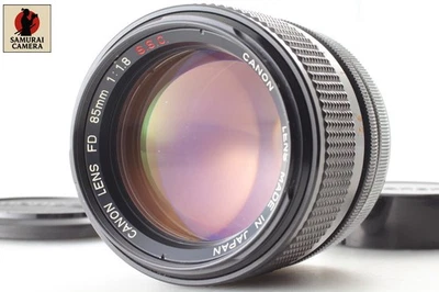 [Near MINT] Canon FD 85mm f1.8 s.s.c. MF Portrait Lens From JAPAN - Image 1 of 4