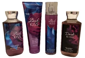 Bath and Body Works Dark Kiss 4er Set.   2 Gel, 1 Creme und 1 Nebel Neu. NICHT MEHR ERHÄLTLICH - Bild 1 von 2