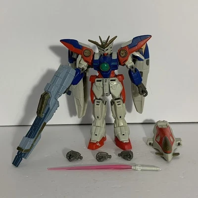 Traje móvil Wing Gundam Zero en figura de acción MSiA MIA Bandai Gundam Wing dorado Foto 1 de 3