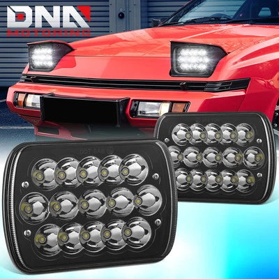 Светодиодные фары для 1985-1992 Chrysler Volare Conquest Daihatsu Rocky 7X6 дюймов H6054 - Изображение 1 из 4