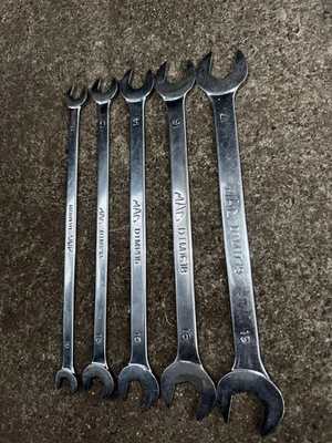 Mac-Tools DTM MM Low Profile Thin Open-end Wrench Set 10mm to 19m - Image 1 of 4