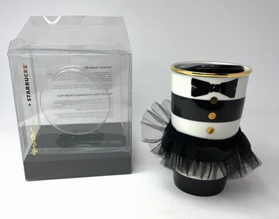 2013 Starbucks Smoking Alex And Olivia Tutu Copo Cerâmico Parede Dupla NOVO - Imagem 1 de 4