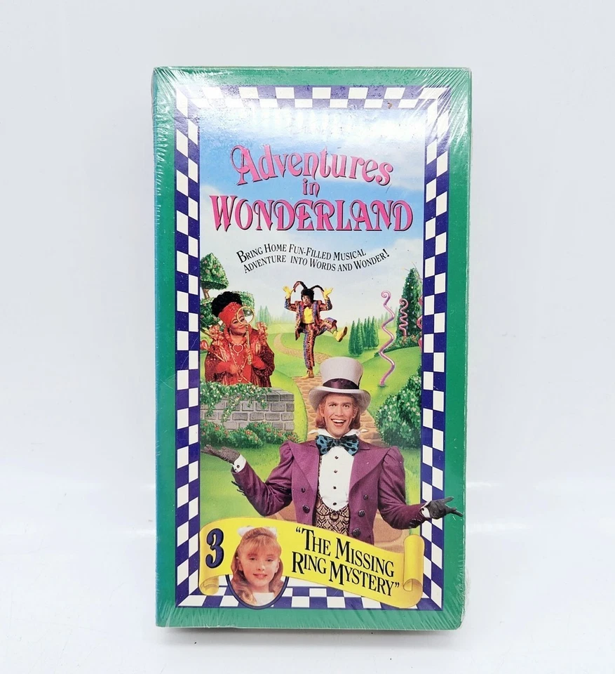 Adventures in Wonderland - The Missing Ring Mystery (VHS, 1993) Brand New Disney - Imagem 1 de 1