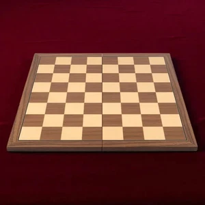 Tablero de ajedrez plegable premium de nogal 35 cm (1190) hecho a mano por Rechapados Ferrer - Imagen 1 de 5