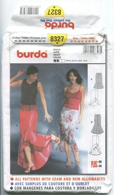 Burda 8327 Misses' Skirts SZ 10-24 UNCUT - Image 1 of 3