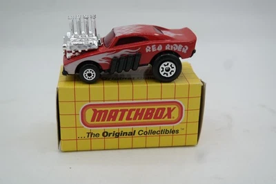 1993 MATCHBOX Red RiderSuperfast Blown MB48 Dodge Charger Yellow Box NRMT - Image 1 of 4